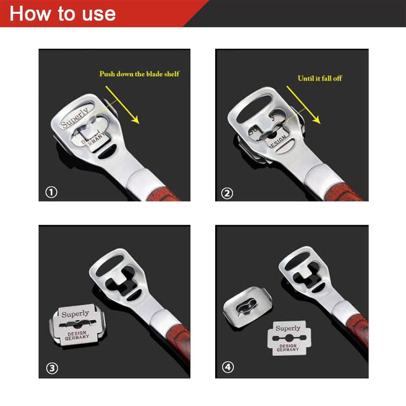 ZIZZON Callus Shaver Replacement Blades 100 Count - Image 5